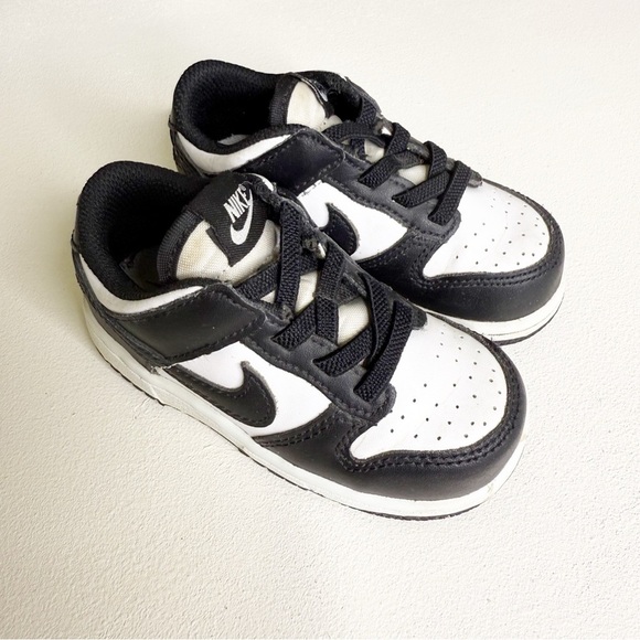 Nike Dunk Low Panda infant sneakers Size 6.5 - Picture 2 of 7